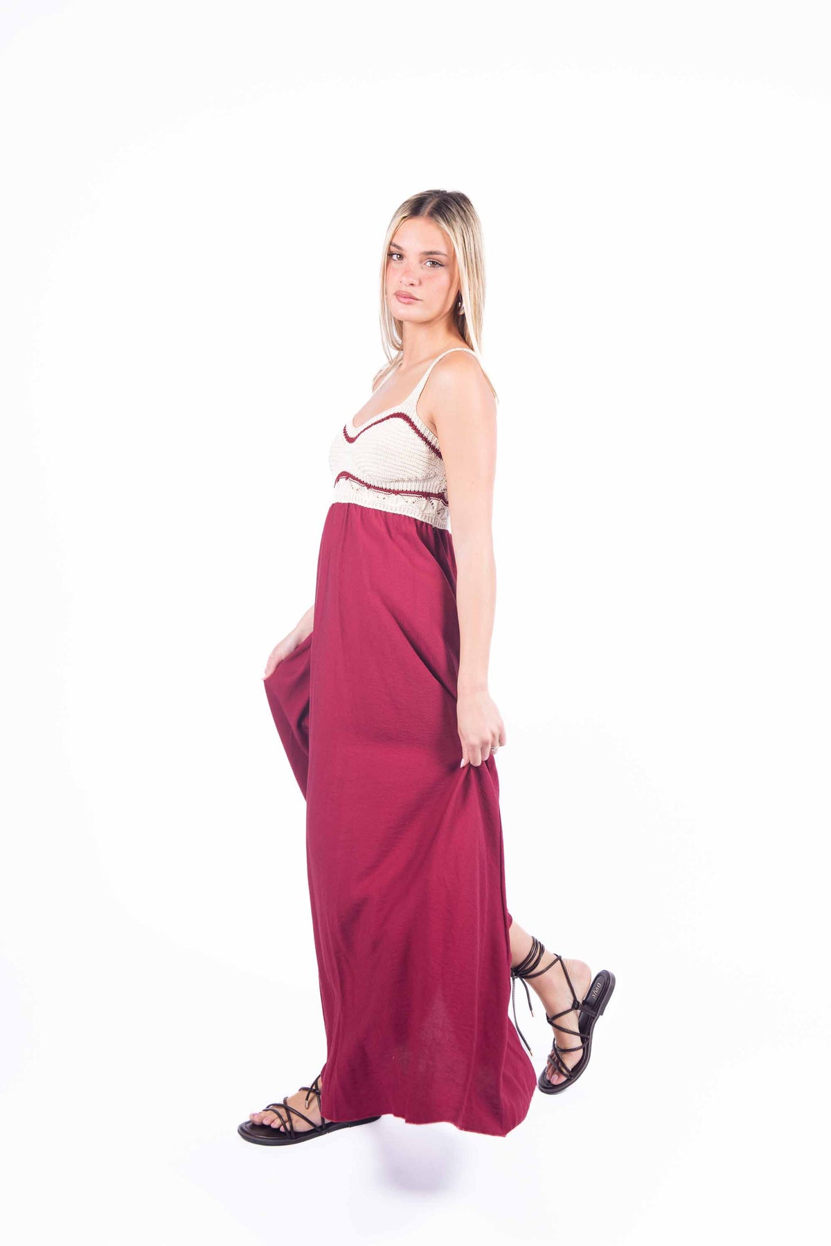 Abito Lungo Combinato donna Miss love - 6