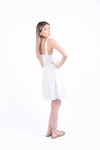 Abito Corto in Sangallo Bianco donna Miss love - 2