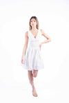 Abito Corto in Sangallo Bianco donna Miss love - 5