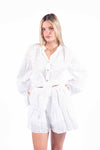 Completo in Sangallo con Camicia e Minigonna donna Miss love - 2