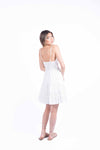 Abito Mini in Sangallo Bianco donna Miss love - 2