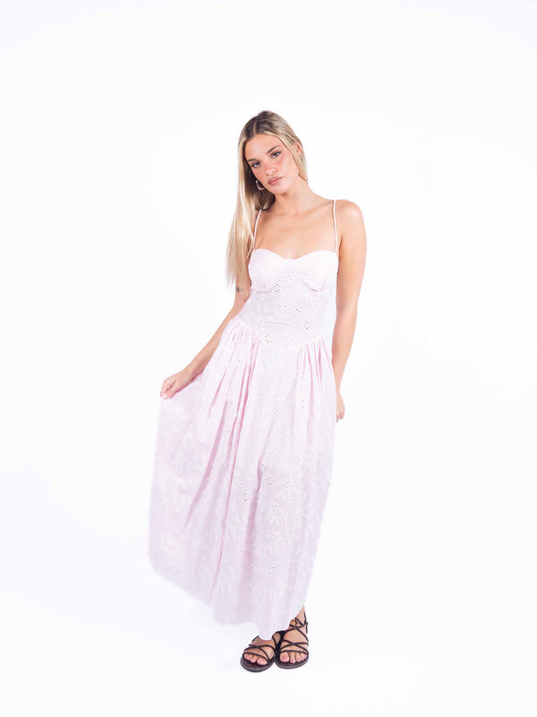 Abito in Sangallo Rosa da donna Miss love