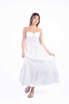 Abito in Sangallo Bianco donna Miss love - 5