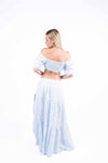 Completo Celeste con Sangallo donna Miss love - 3