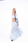 Completo Celeste con Sangallo donna Miss love - 2