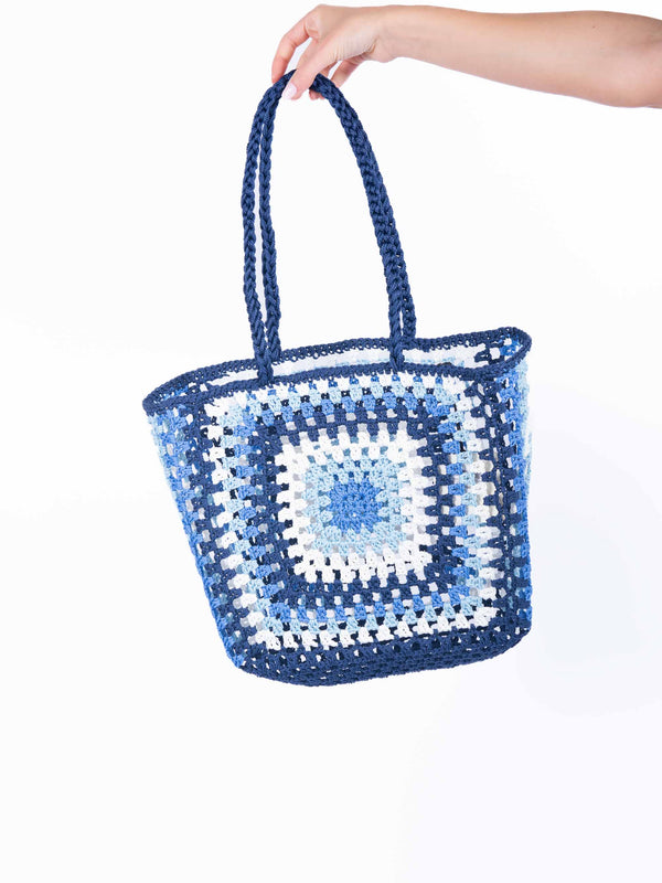 Borsa Tote in Crochet da donna Miss love