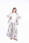 Blazer in Lino con Stampa Paisley donna Miss love - 4