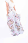 Pantaloni in Lino a Fiori donna Miss love - 2