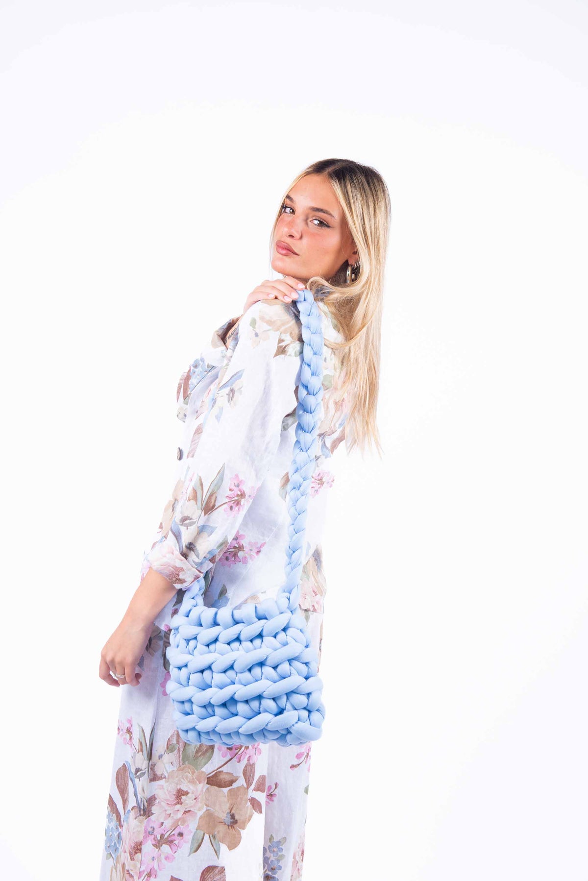 Blazer in Lino a Fiori donna Miss love - 2