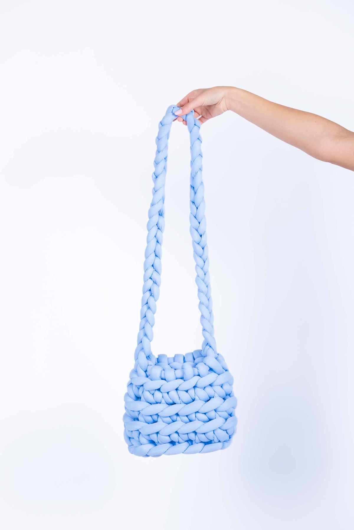 Borsa Intrecciata Azzurra donna Miss love - 1