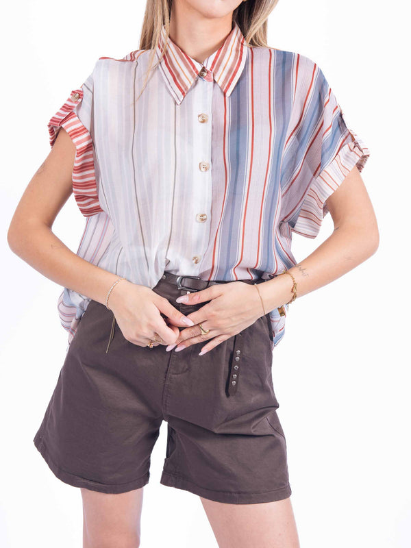 Camicia Soft Stripes da donna Miss love