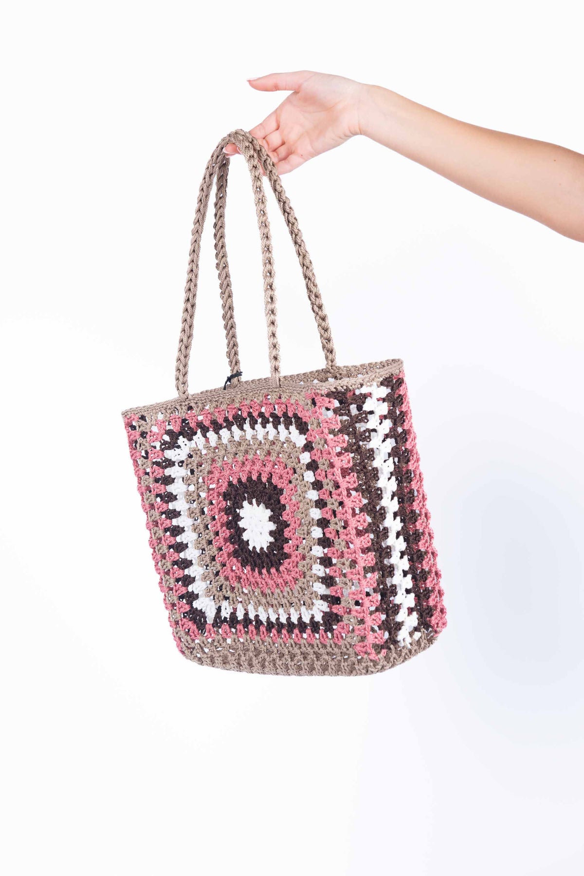 Borsa Tote in Crochet donna Miss love - 1