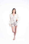 Blusa in Pizzo Crochet donna Miss love - 5