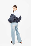 Bomber Bicolor Celeste/Blu donna Miss love - 4
