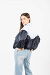 Bomber Bicolor Celeste/Blu donna Miss love - 2