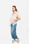 Giubbino Oversize con Tasche Beige donna Miss love - 5
