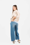 Giubbino Oversize con Tasche Beige donna Miss love - 4