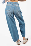 Jeans Wide Leg Lavaggio Medio donna Miss love - 2