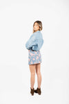 Giubbino Denim Cropped donna Miss love - 4