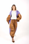 Bomber Bicolor Volume Cammello/Viola donna Tensione in - 6