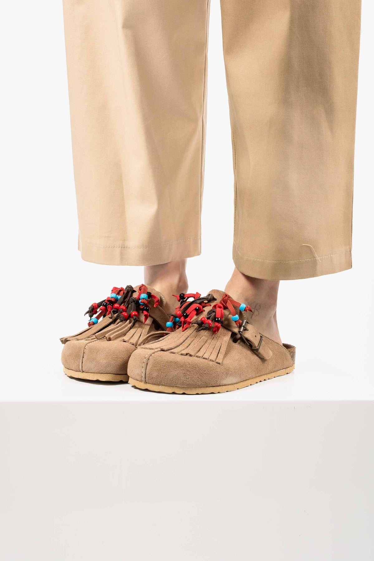 Mules in Camoscio Beige donna Ovye - 1