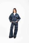 Giacca Denim Paisley donna Tensione in - 2