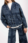 Giacca Denim Paisley donna Tensione in - 1