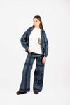 Giacca Denim Paisley donna Tensione in - 6