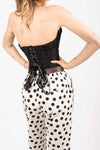 Corsetto Bustier in Pizzo Nero donna Miss love - 4