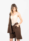 Corsetto in Pizzo Ricamato Crema donna Miss love - 3