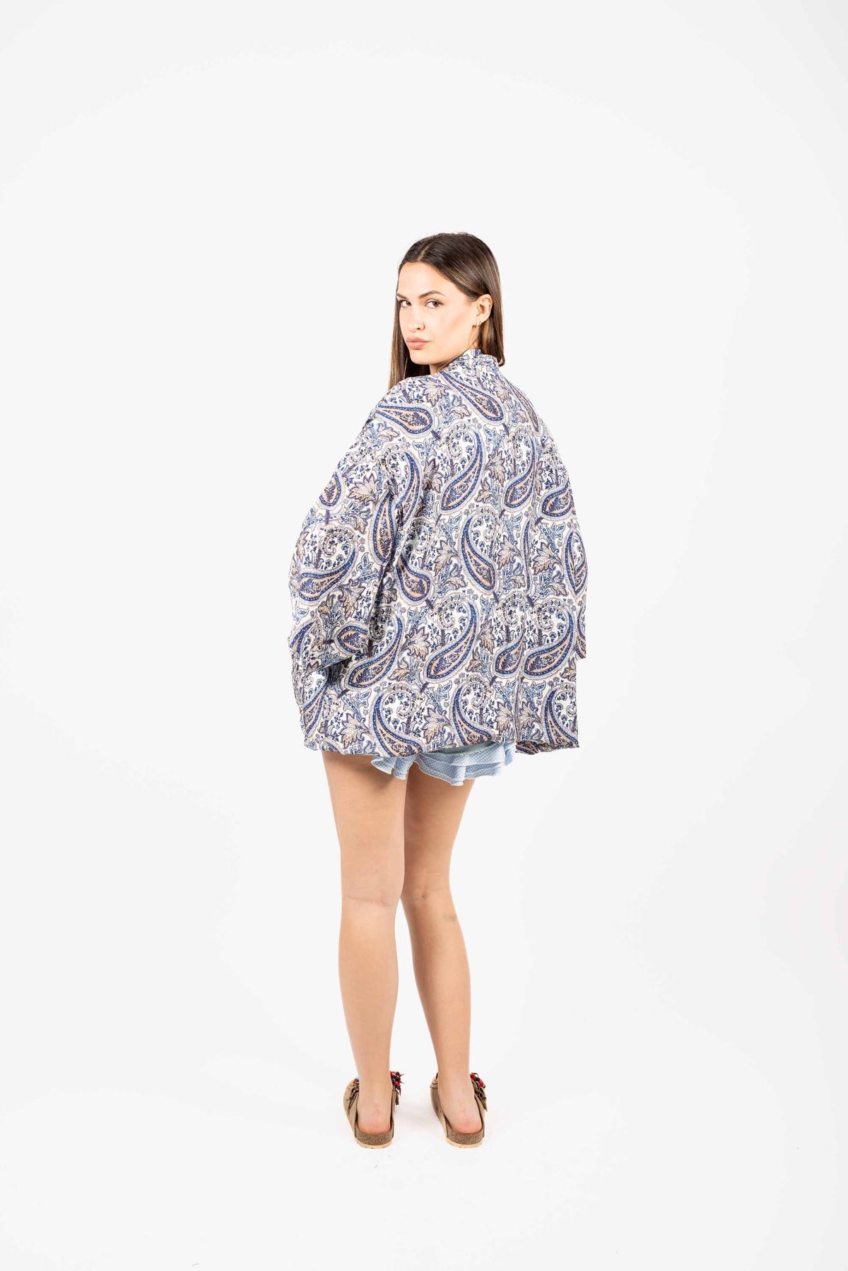 Kimono con Stampa Paisley donna Miss love - 4