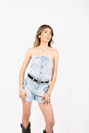 Tuta Denim Bustier donna Miss love - 5