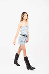 Tuta Denim Bustier donna Miss love - 2