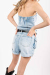 Tuta Denim Bustier donna Miss love - 4