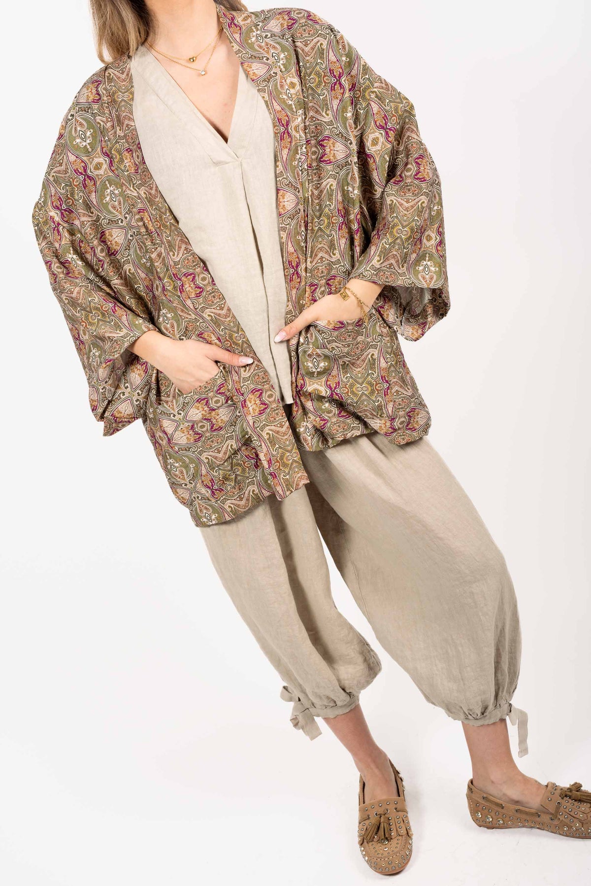 Kimono con Stampa Etnica donna Miss love - 4