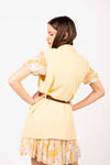 Gilet Sartoriale Oversize Giallo donna Miss love - 3