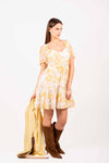 Abito Corto con Stampa Floreale donna Miss love - 2