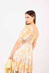 Abito Corto con Stampa Floreale donna Miss love - 4