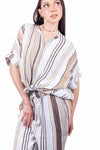 Camicia in Lino a Righe donna Miss love - 1