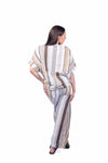 Camicia in Lino a Righe donna Miss love - 5