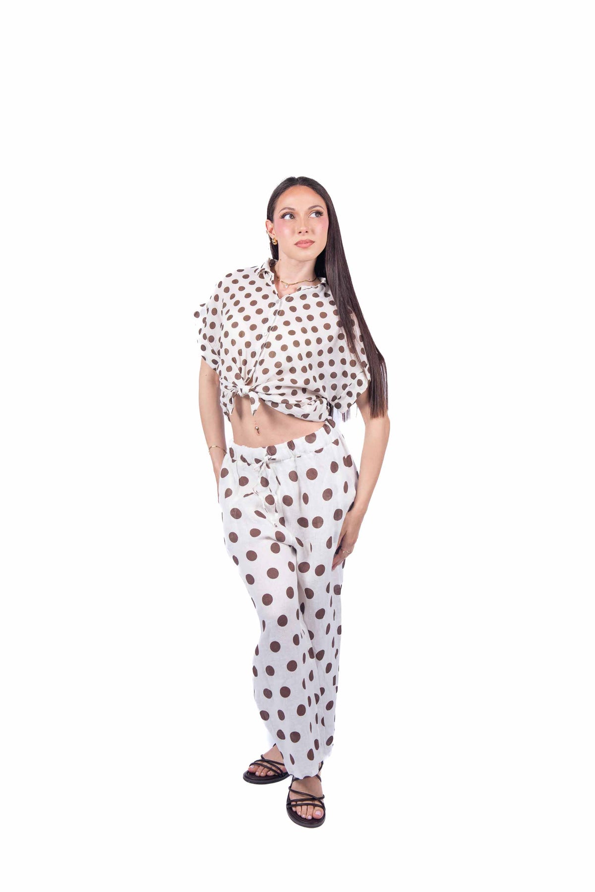 Camicia a Pois donna Miss love - 2
