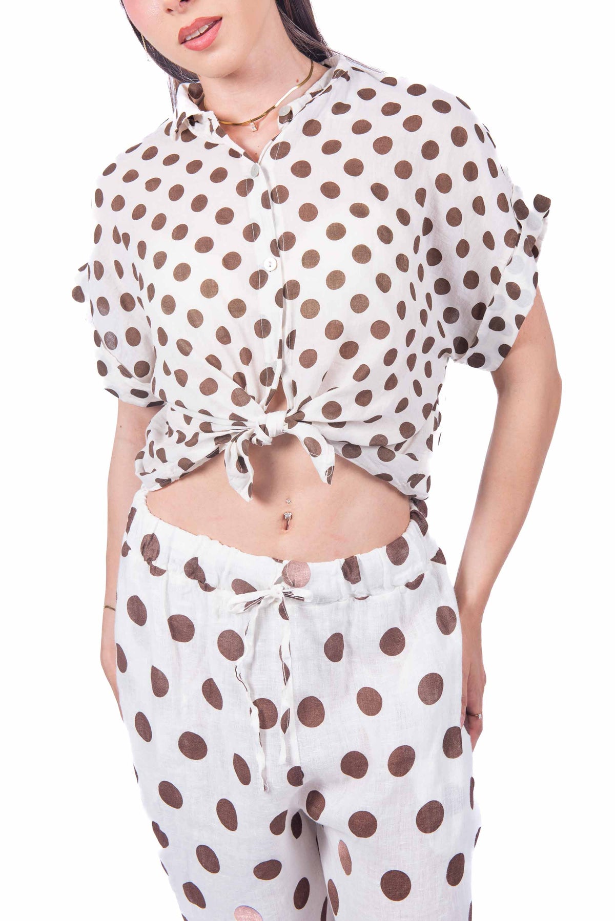 Camicia a Pois donna Miss love - 1