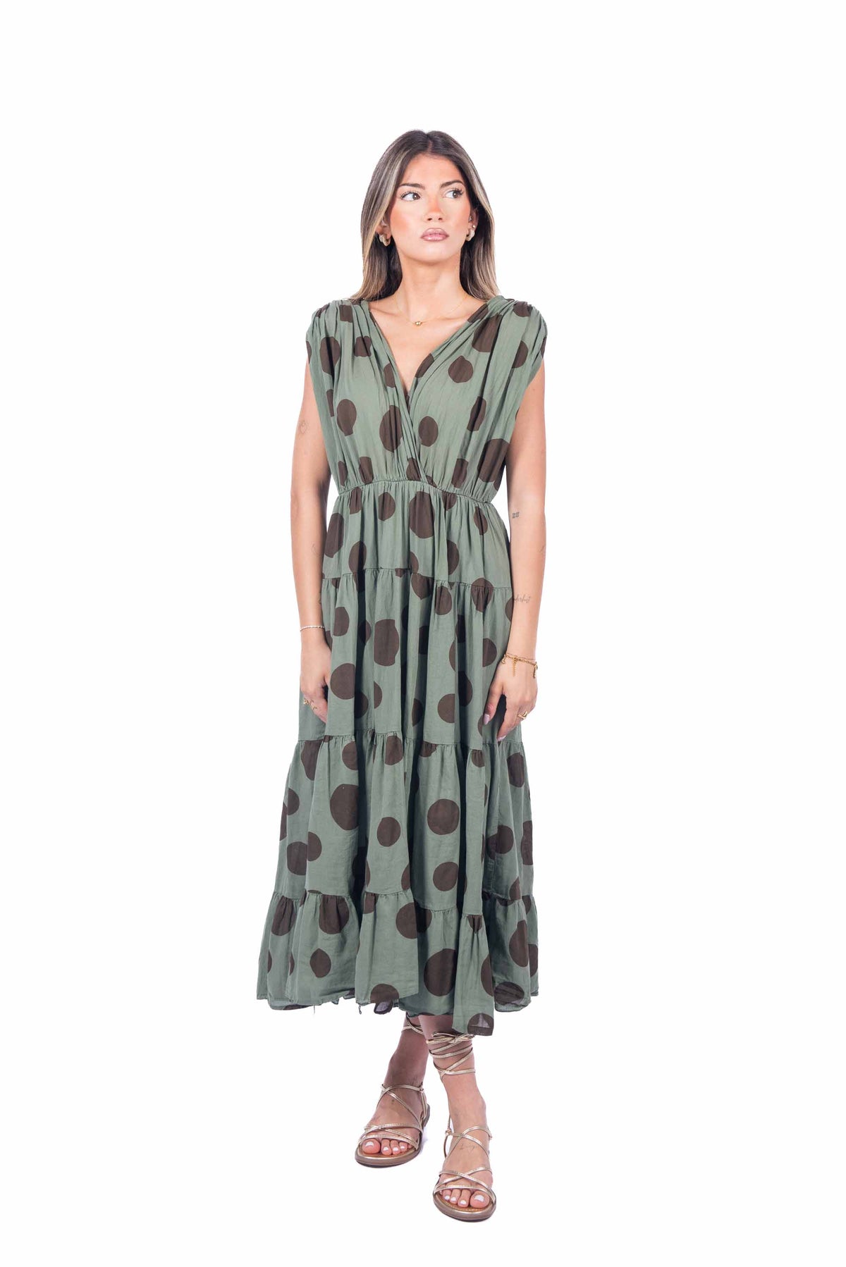 Abito Lungo a Pois donna Miss love - 1