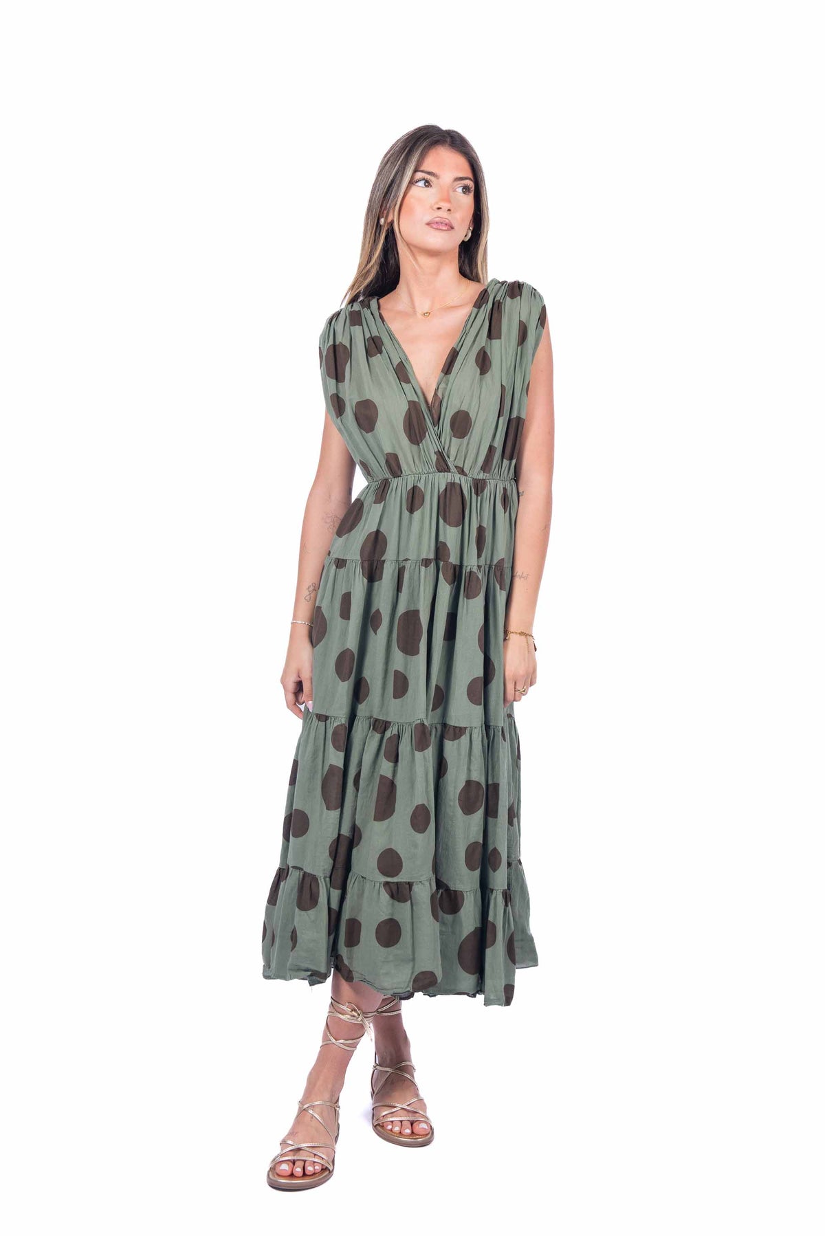 Abito Lungo a Pois donna Miss love - 5