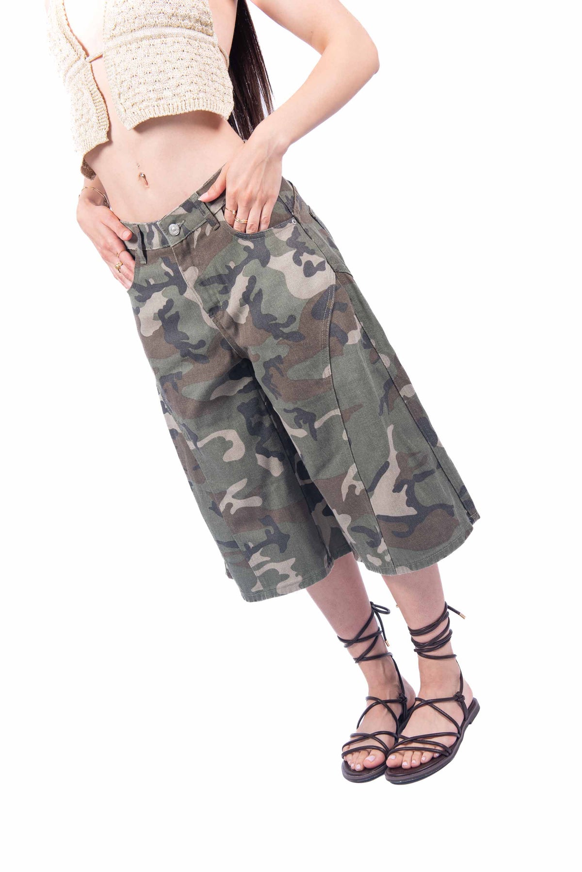 Bermuda Camouflage donna Miss love - 1
