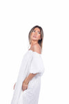 Abito Lungo in Pizzo Sangallo Bianco donna Miss love - 3