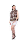 Top Pattern con Bordo Elastico donna Miss love - 2