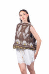 Top Pattern con Bordo Elastico donna Miss love - 1