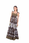 Abito Lungo Pattern con Fiocchi donna Miss love - 1