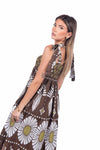 Abito Lungo Pattern con Fiocchi donna Miss love - 5